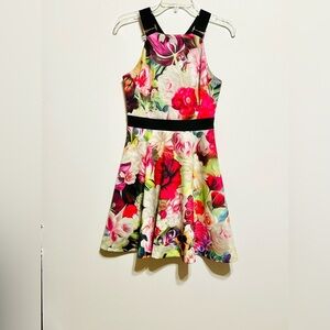 Ted Baker Multicolored Sleeveless Halter Dress New w/o Tag
